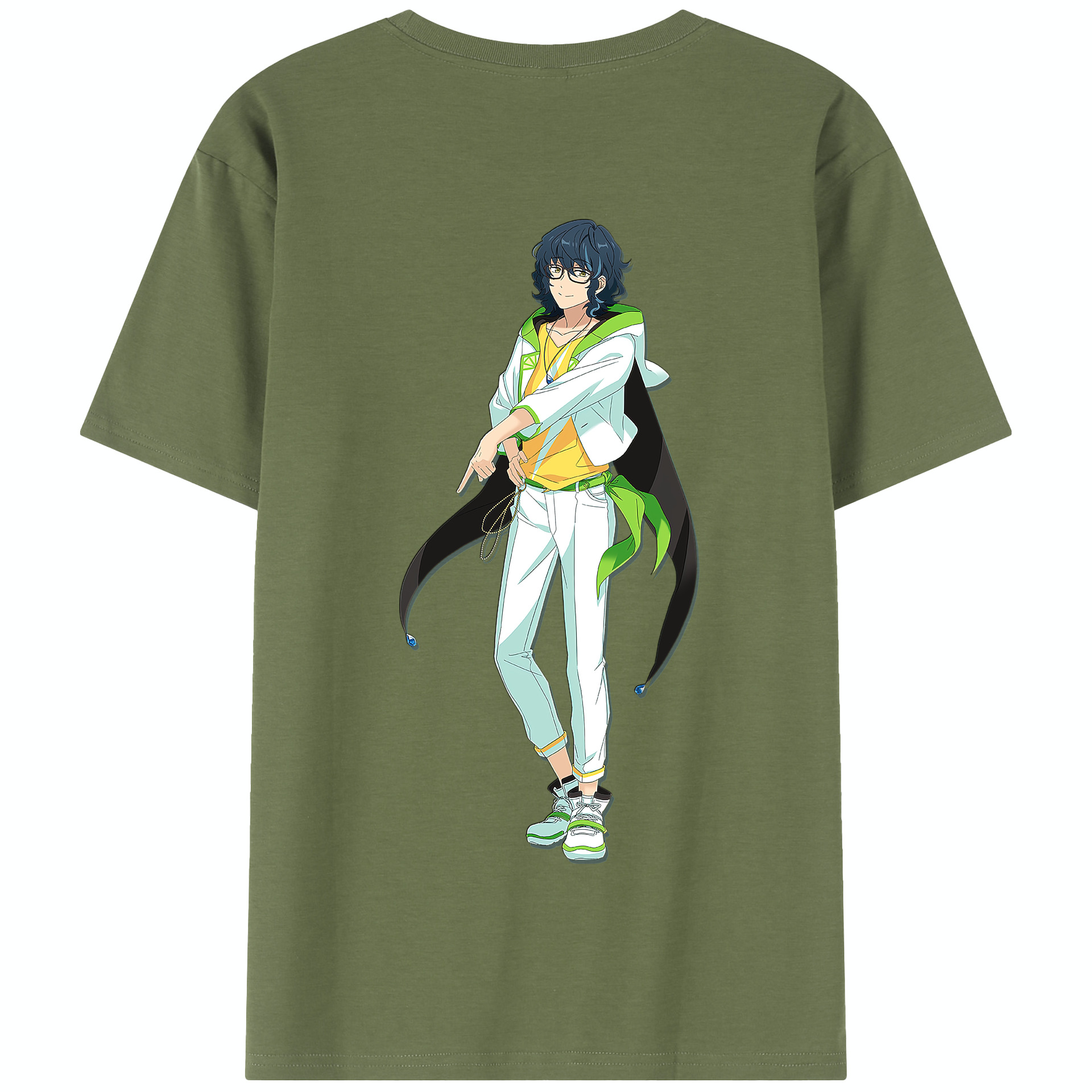 （画像用） あんさんぶるスターズ! Ensemble Stars 綿100％半袖Tシャツ（背面プリント）